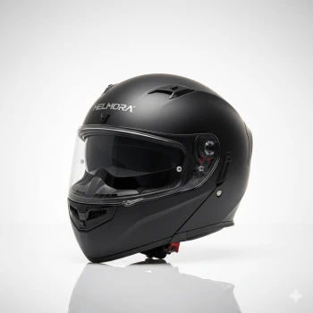 Helmora Carbon-R Velocity - Racing Helmet (Carbon Fiber Red Edition)